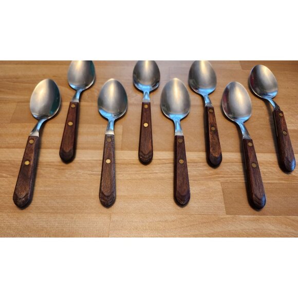 (8) Table Spoons 7.25" Washington Forge Town and Country Stainless USA Flatware - Picture 3 of 8